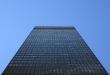 Perspective view of a high-rise building