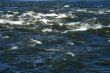 Splashing water