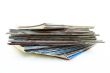 Pile of old magazines