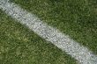 White boundary line of a playing field