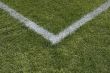 Corner boundary lines of a sports field