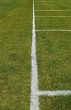 Side boundary line of a football field