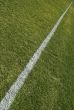 Boundary line of a green playing field