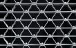 Wavy pattern of a metal grid