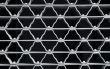 Wavy pattern of a metal grid