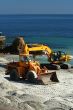 excavator / dredge at work