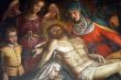 Deposition by Caravaggio, detail