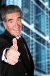 business man thumbs up