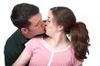 couple kissing