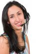 young phone operator