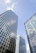corporate buildings towards the sky