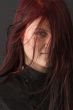 glance through red hair