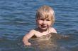 child and sea