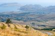 hilly coastal landscape