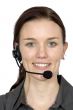 beautiful customer service girl