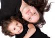 mother and daughter on the floor