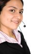 beautiful business customer service woman