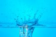 big splashing water