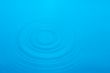 circles in blue water