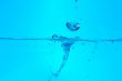 blue water