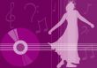 female dancing - music elements