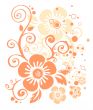 Pink flower pattern