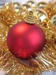 Red christmas bauble