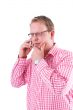 Thinking businessman