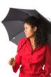 Woman with umbrella