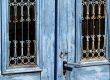 blue door