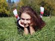 Girl on the grass