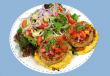 Chicken Patties And Salad