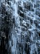 Water Cascade In Blue