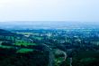 Panaroma view over Western Germany