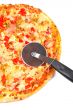 Italian pizza and cutter