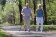 Walking through the park