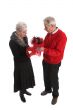 Lovely senior couple for valentine