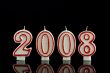 Happy New Year candles 2008