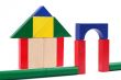 Baby blocks figure - Gate and house