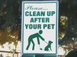 Clean Up Sign