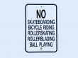 No Skatboarding Sign
