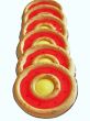 line of cakes
