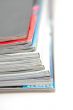 Stack of Magazine Closeup