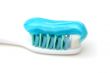 Close up of toothbrush with gel