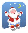 cheerful santa