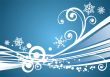 blue winter background