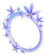 light violets frame