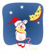christmas mouse and cheese