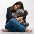 girl with toy mouse