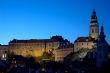 Old castle in Cesky Krumlov - night shot